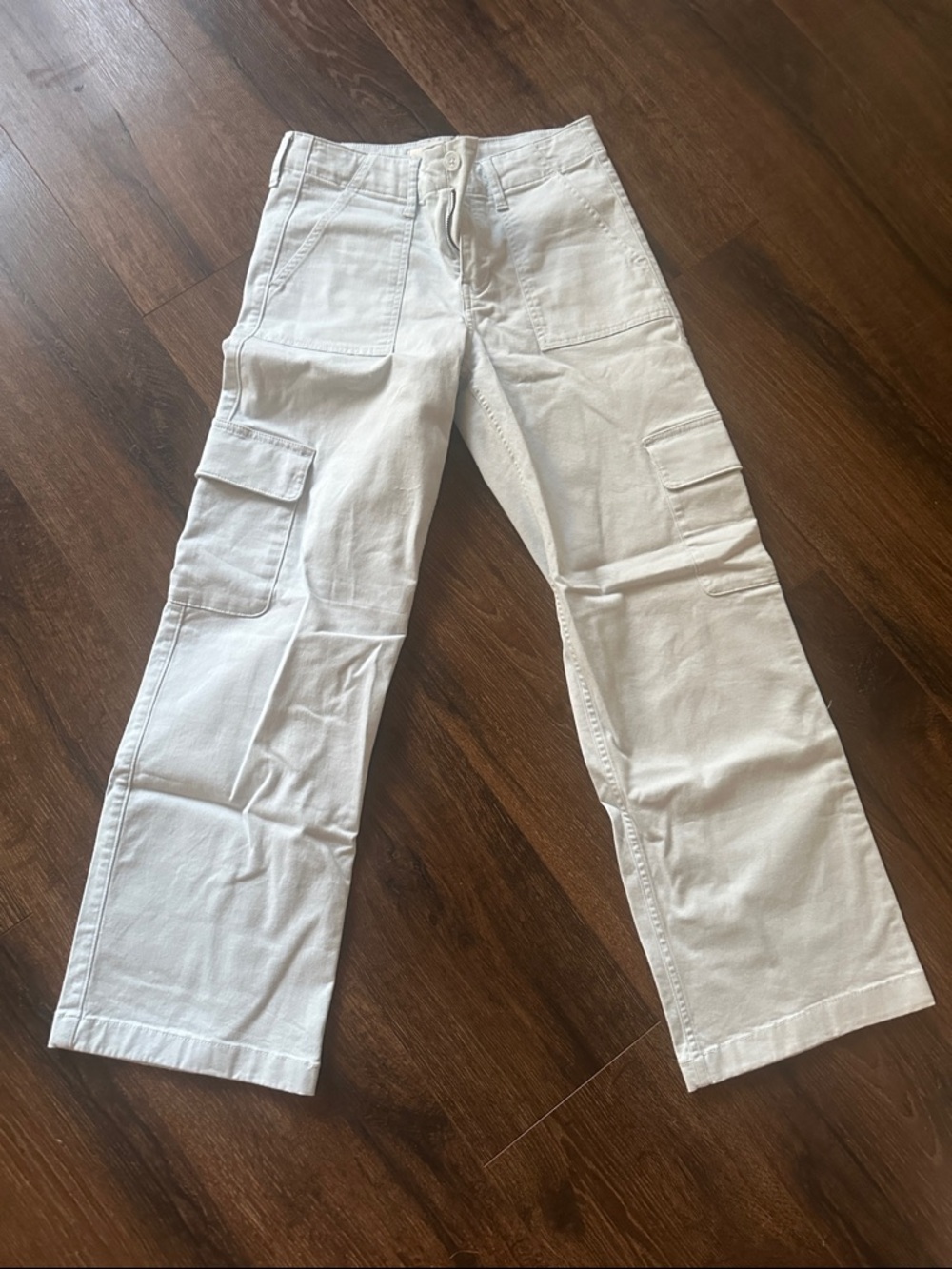 Light blue Cargo Pants with Pocket Details